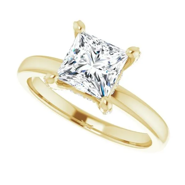 Accented Engagement Ring Image 5 Don's Jewelry & Design Washington, IA