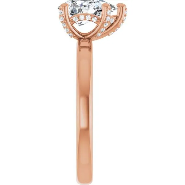 Accented Engagement Ring Image 4 Ask Design Jewelers Olean, NY
