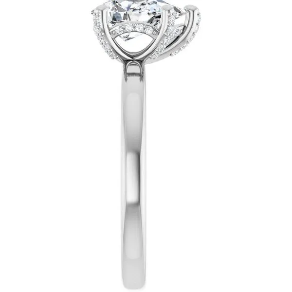 Accented Engagement Ring Image 4 Jimmy Smith Jewelers Decatur, AL