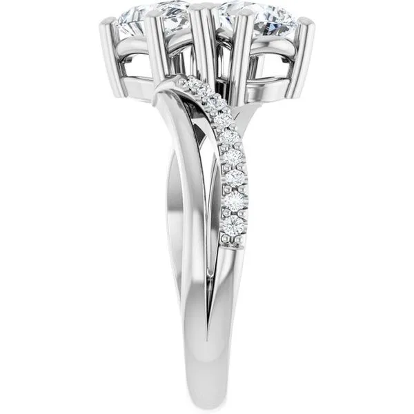 Two-Stone Engagement Ring Image 4 Raleigh Diamond Fine Jewelry Raleigh, NC