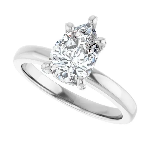 Accented Engagement Ring Image 5 Shipley's Fine Jewelry Hampstead, MD