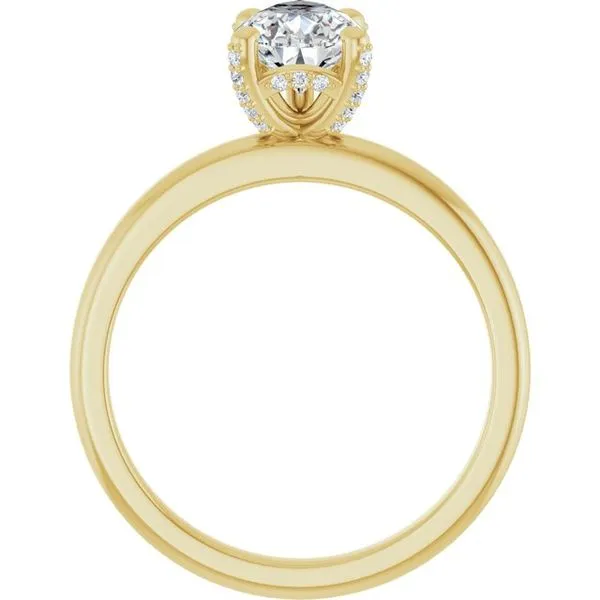Accented Engagement Ring Image 2 Raleigh Diamond Fine Jewelry Raleigh, NC