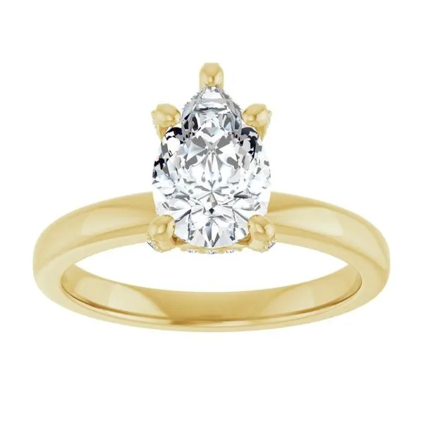 Accented Engagement Ring Image 3 Raleigh Diamond Fine Jewelry Raleigh, NC