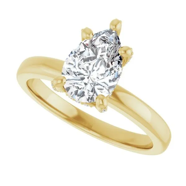 Accented Engagement Ring Image 5 Natale Jewelers Sewell, NJ