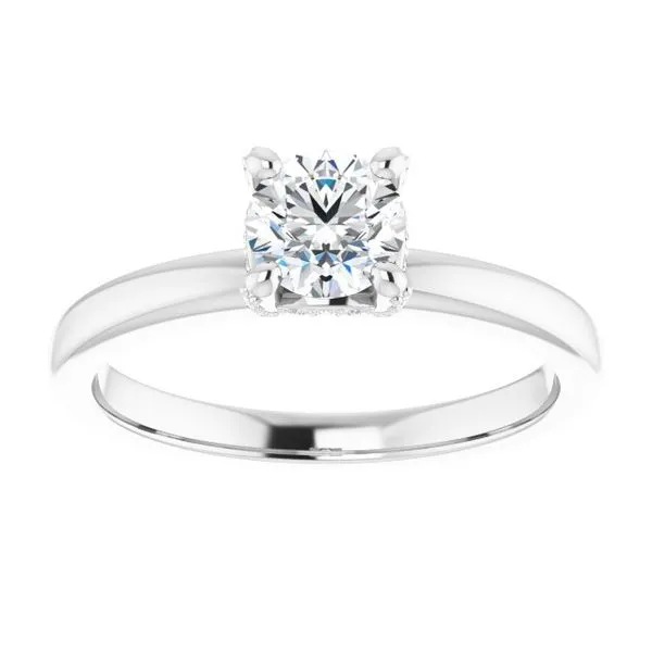 Accented Engagement Ring Image 3 Redlands Jewelers Redlands, CA