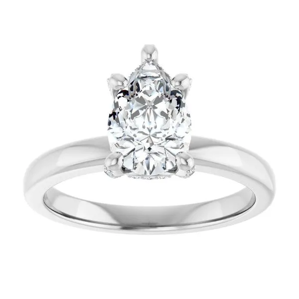 Accented Engagement Ring Image 3 Ocean View Jewelers Millville, DE