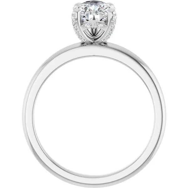 Accented Engagement Ring Image 2 Paul James Jewelers Angels Camp, CA