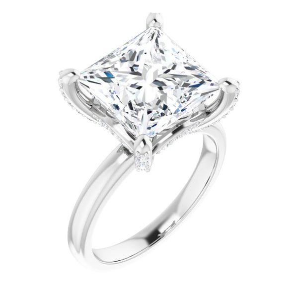 Accented Engagement Ring