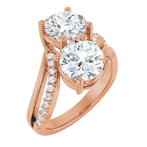 Two-Stone Engagement Ring Raleigh Diamond Fine Jewelry Raleigh, NC