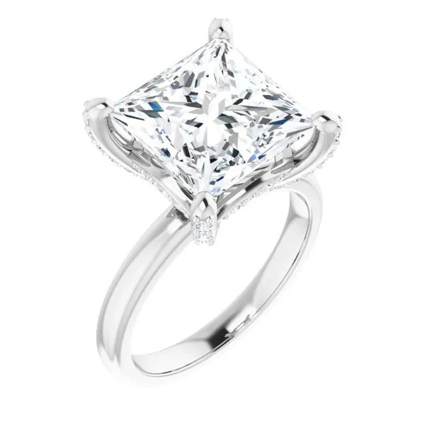 Accented Engagement Ring J. Thomas Jewelers Rochester Hills, MI