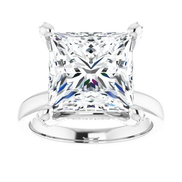 Accented Engagement Ring Image 3 Don's Jewelry & Design Washington, IA