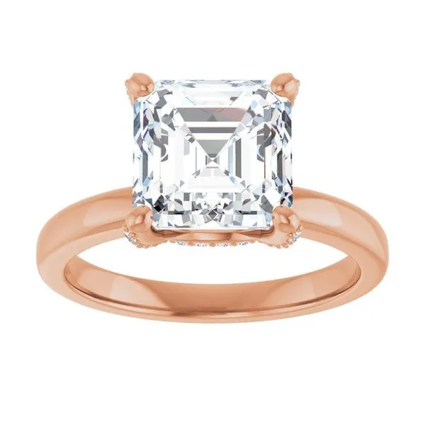 Accented Engagement Ring Image 3 Morin Jewelers Southbridge, MA