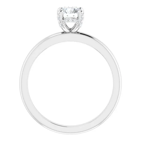 Accented Engagement Ring Image 2 Vulcan's Forge LLC KANSAS CITY, MO