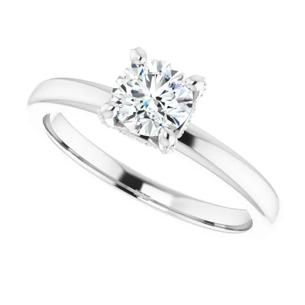Accented Engagement Ring Image 5 Jimmy Smith Jewelers Decatur, AL