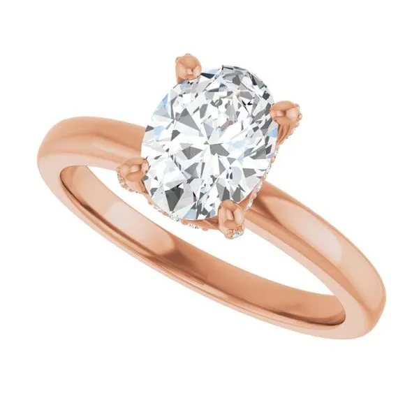 Accented Engagement Ring Image 5 Futer Bros Jewelers York, PA