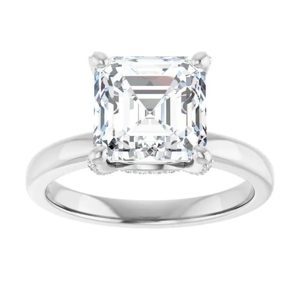 Accented Engagement Ring Image 3 Natale Jewelers Sewell, NJ