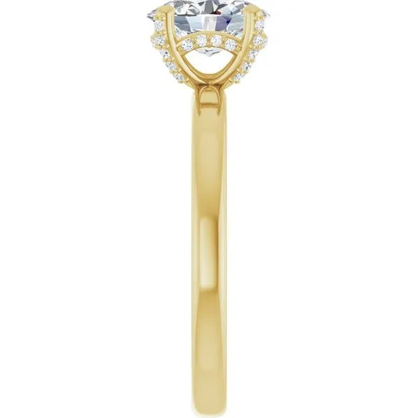 Accented Engagement Ring Image 4 Raleigh Diamond Fine Jewelry Raleigh, NC