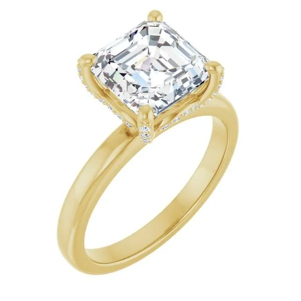 Accented Engagement Ring JF Jones Jewelers Rochester, NY