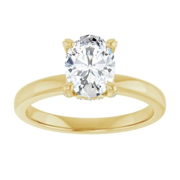 Accented Engagement Ring Image 3 Natale Jewelers Sewell, NJ