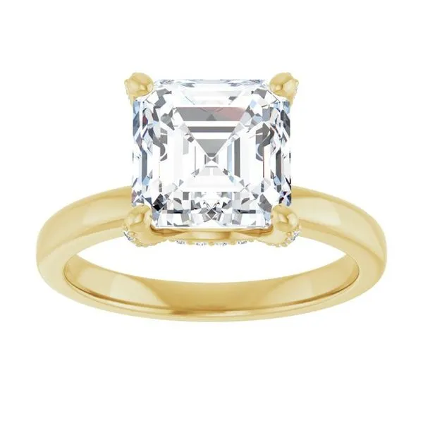 Accented Engagement Ring Image 3 JF Jones Jewelers Rochester, NY