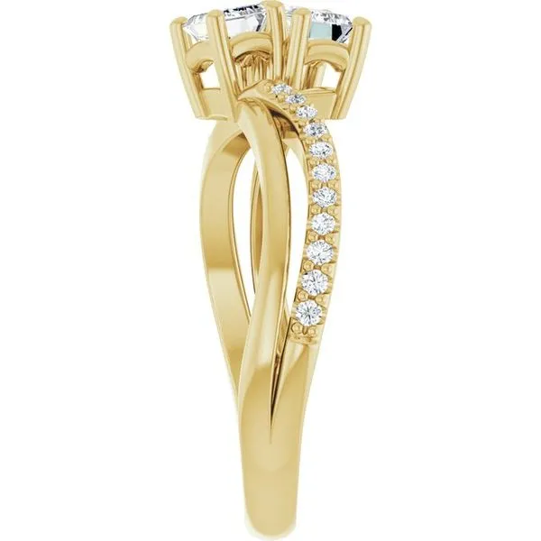 Two-Stone Engagement Ring Image 4 J. Thomas Jewelers Rochester Hills, MI