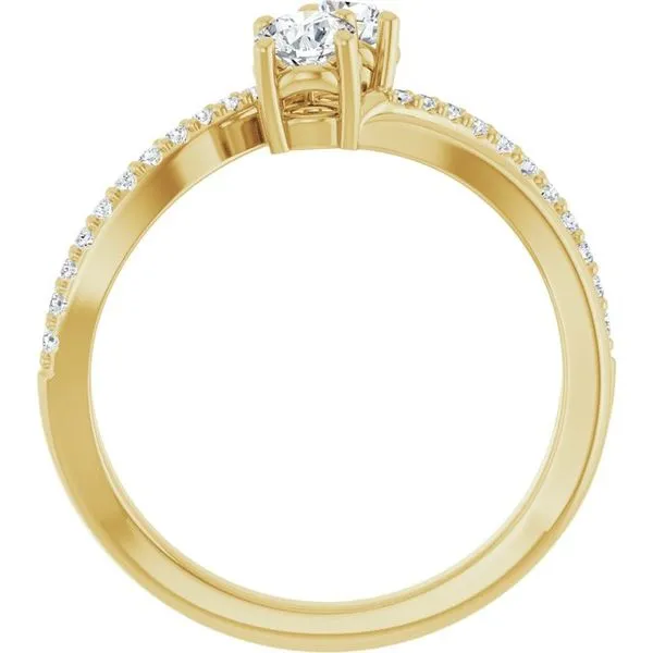 Two-Stone Engagement Ring Image 2 Raleigh Diamond Fine Jewelry Raleigh, NC