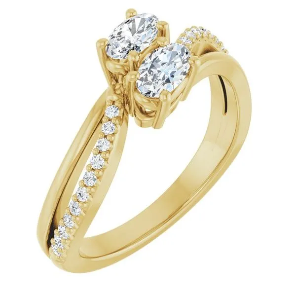 Two-Stone Engagement Ring Raleigh Diamond Fine Jewelry Raleigh, NC