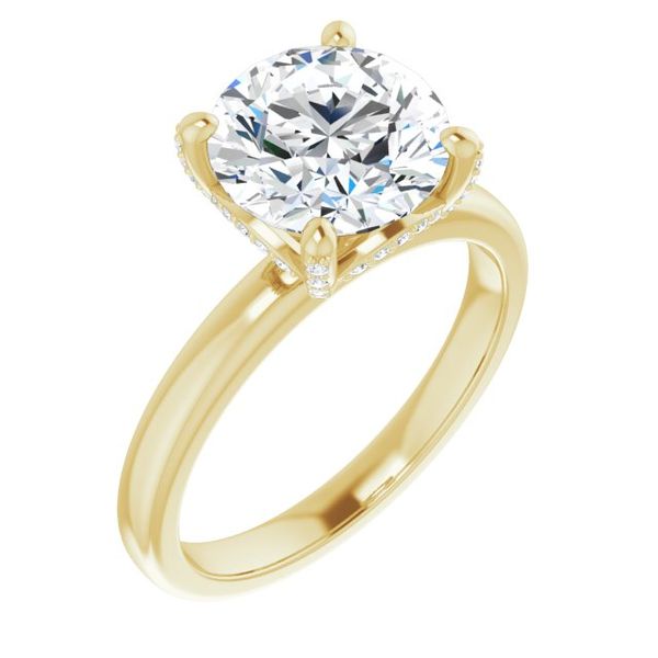 Accented Engagement Ring