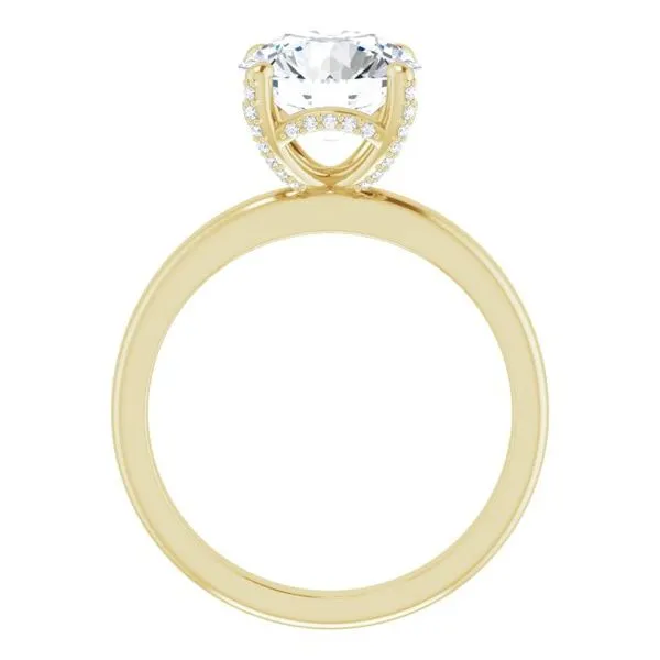 Accented Engagement Ring Image 2 Don's Jewelry & Design Washington, IA