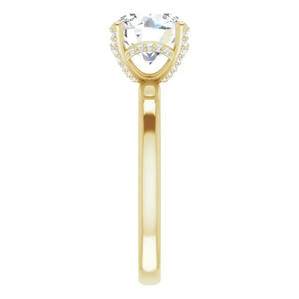 Accented Engagement Ring Image 4 Morin Jewelers Southbridge, MA