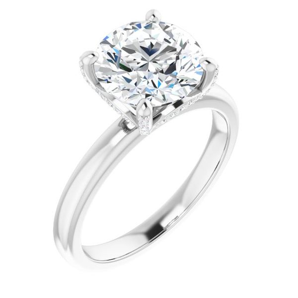 Accented Engagement Ring