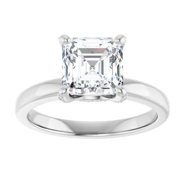 Accented Engagement Ring Image 3 Austin's Fine Diamonds & Jewelry Lyndhurst, NJ