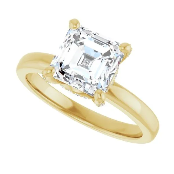 Accented Engagement Ring Image 5 Redlands Jewelers Redlands, CA