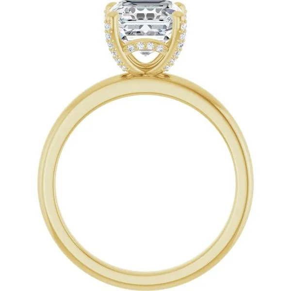 Accented Engagement Ring Image 2 Ask Design Jewelers Olean, NY