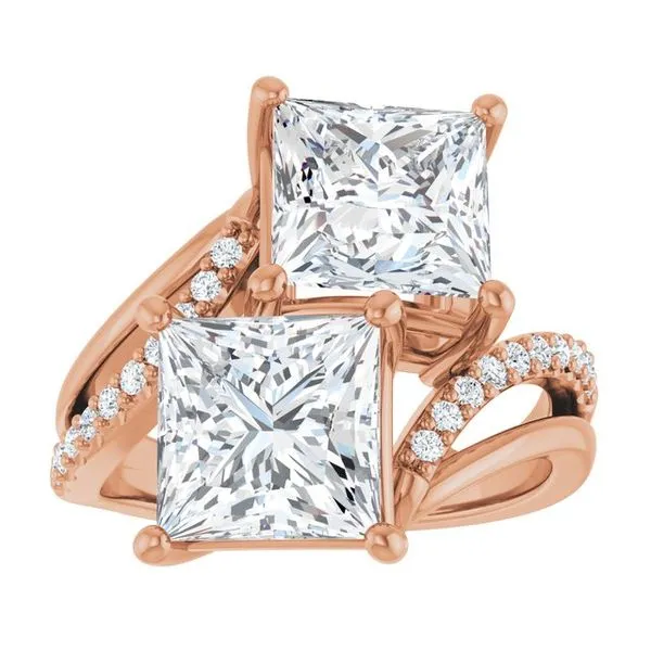 Two-Stone Engagement Ring Image 3 Raleigh Diamond Fine Jewelry Raleigh, NC