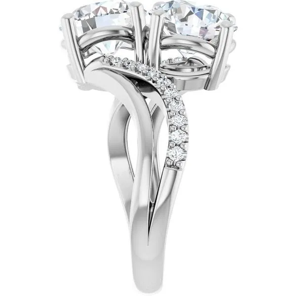 Two-Stone Engagement Ring Image 4 Raleigh Diamond Fine Jewelry Raleigh, NC
