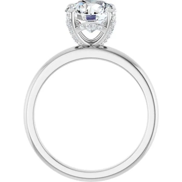 Accented Engagement Ring Image 2 Raleigh Diamond Fine Jewelry Raleigh, NC