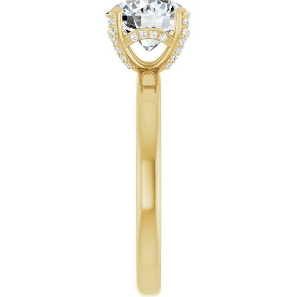 Accented Engagement Ring Image 4 Jimmy Smith Jewelers Decatur, AL