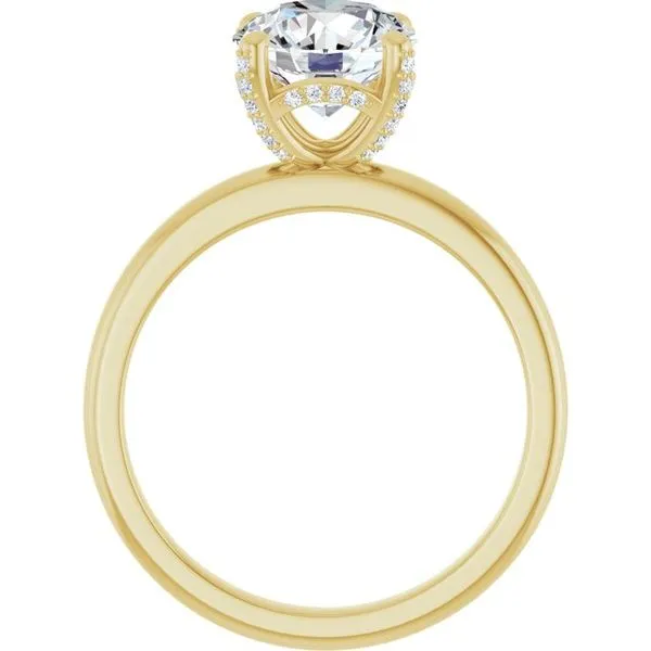 Accented Engagement Ring Image 2 Don's Jewelry & Design Washington, IA