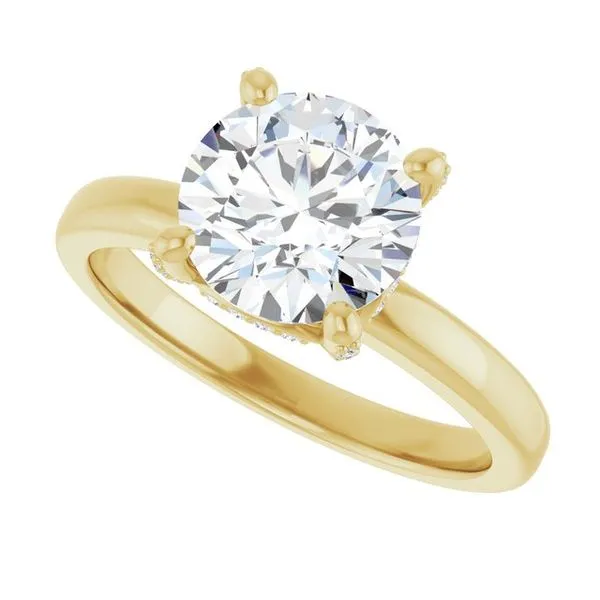 Accented Engagement Ring Image 5 Shipley's Fine Jewelry Hampstead, MD