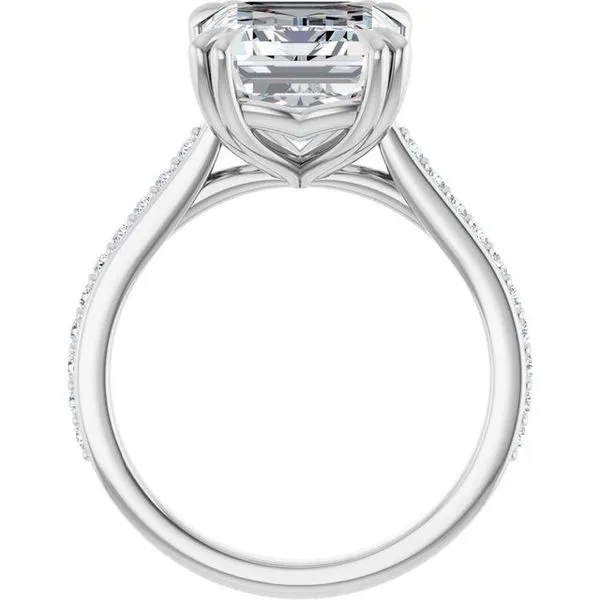 Double Claw-Prong Engagement Ring Image 2 Eskews Fine Jewelers Lee's Summit, MO