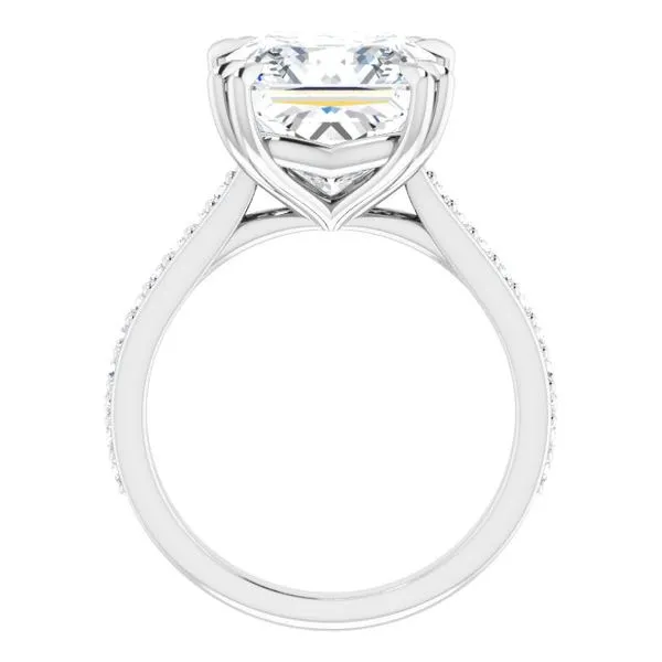 Double Claw-Prong Engagement Ring Image 2 Rox Atlanta Jewelers Decatur, GA