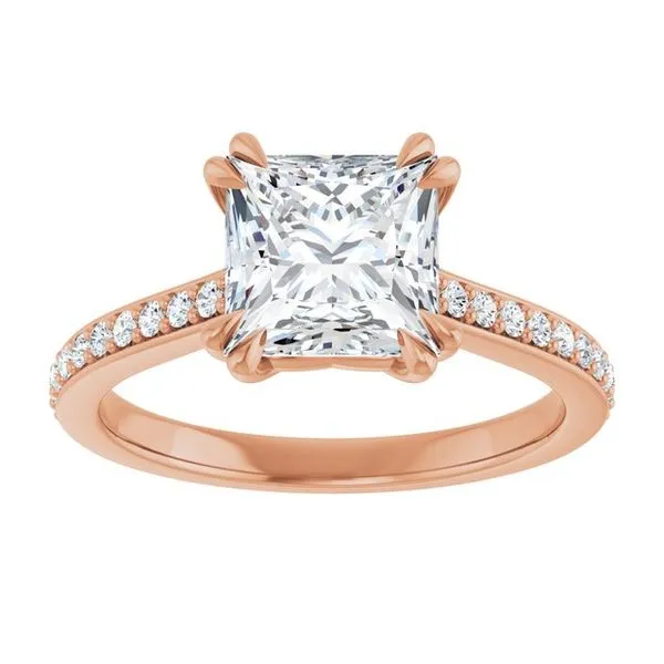 Double Claw-Prong Engagement Ring Image 3 Eskews Fine Jewelers Lee's Summit, MO