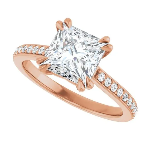 Double Claw-Prong Engagement Ring Image 5 Eskews Fine Jewelers Lee's Summit, MO