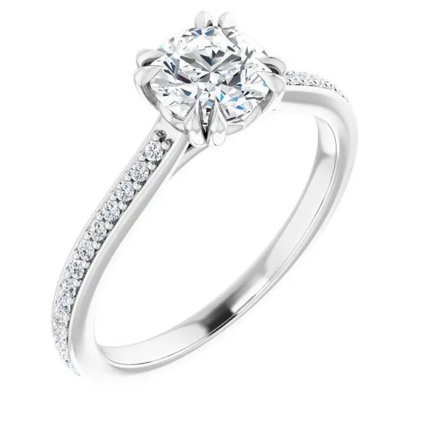 Double Claw-Prong Engagement Ring Rox Atlanta Jewelers Decatur, GA