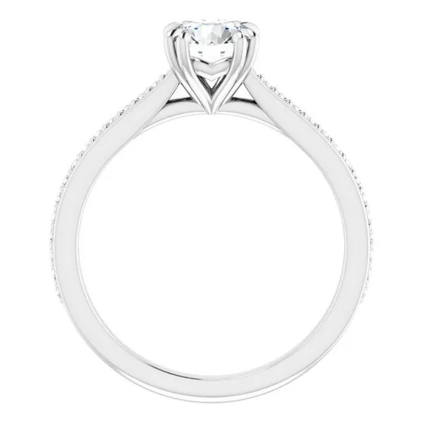 Double Claw-Prong Engagement Ring Image 2 Rox Atlanta Jewelers Decatur, GA