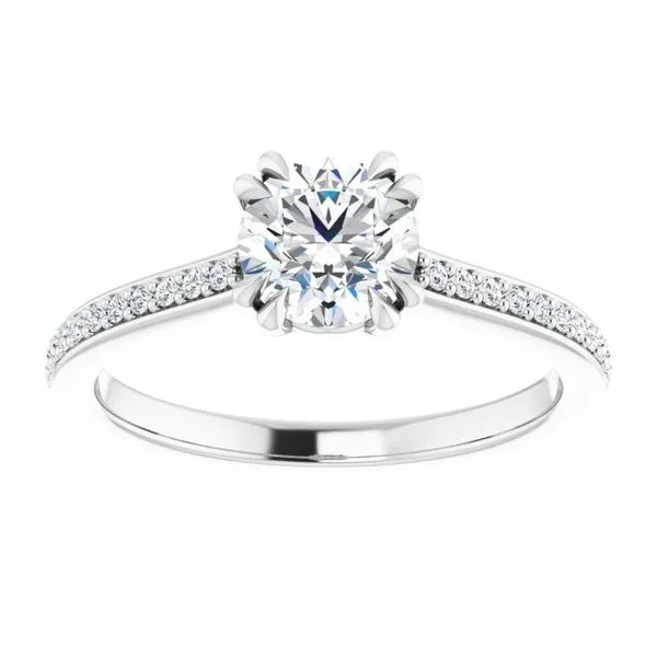 Double Claw-Prong Engagement Ring Image 3 Rox Atlanta Jewelers Decatur, GA