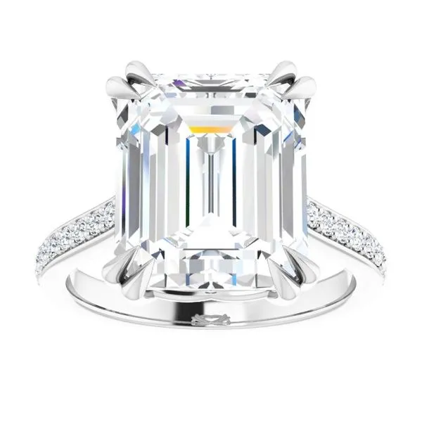 Double Claw-Prong Engagement Ring Image 3 Rox Atlanta Jewelers Decatur, GA