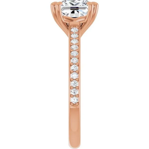 Double Claw-Prong Engagement Ring Image 4 Rox Atlanta Jewelers Decatur, GA