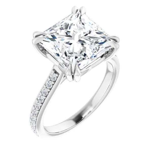 Double Claw-Prong Engagement Ring Eskews Fine Jewelers Lee's Summit, MO